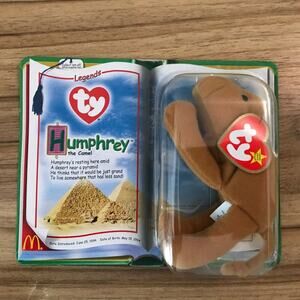 Beanie Baby McDonalds Legends Humphrey The Camel Ty Teenie w/ Errors on Package